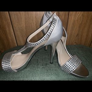 Silver Studded 3” Heels